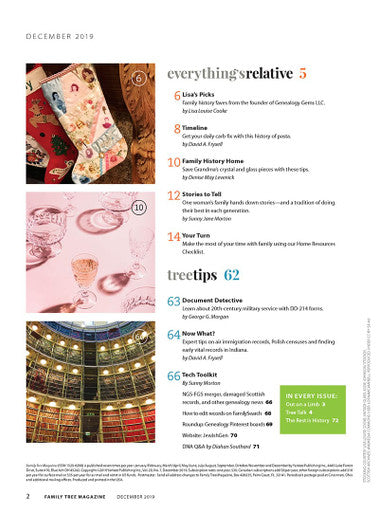 Family Tree Magazine December 2019 Digital Edition