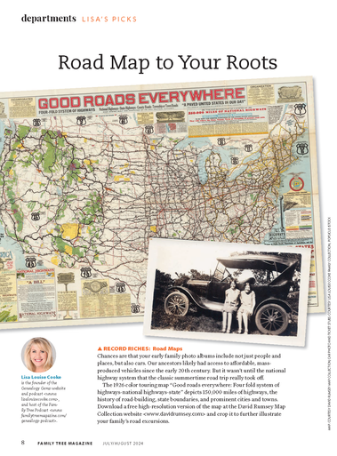 Family Tree Magazine July/August 2024 Digital Edition