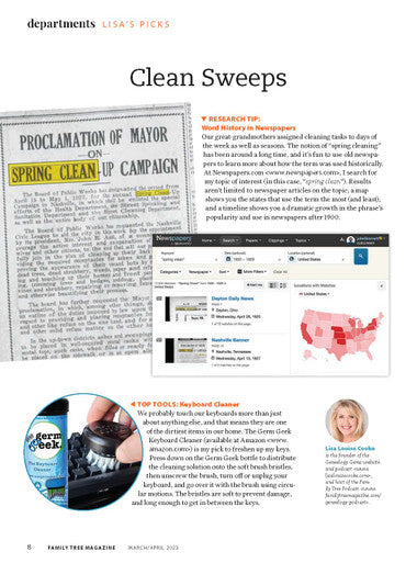 Family Tree Magazine March/April 2023 Digital Edition