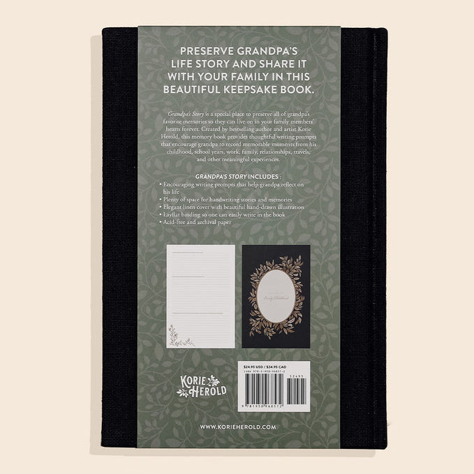 Grandpa's Story: A Memory and Keepsake Journal for My Family