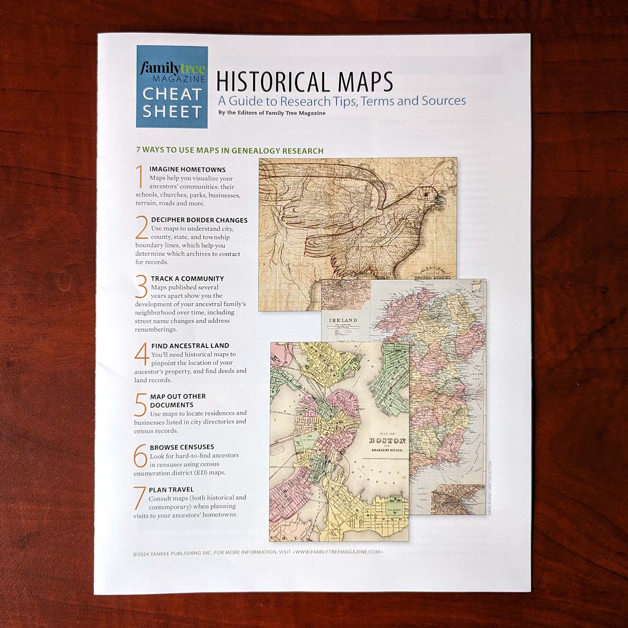 Historical Maps Cheat Sheet - Print Edition