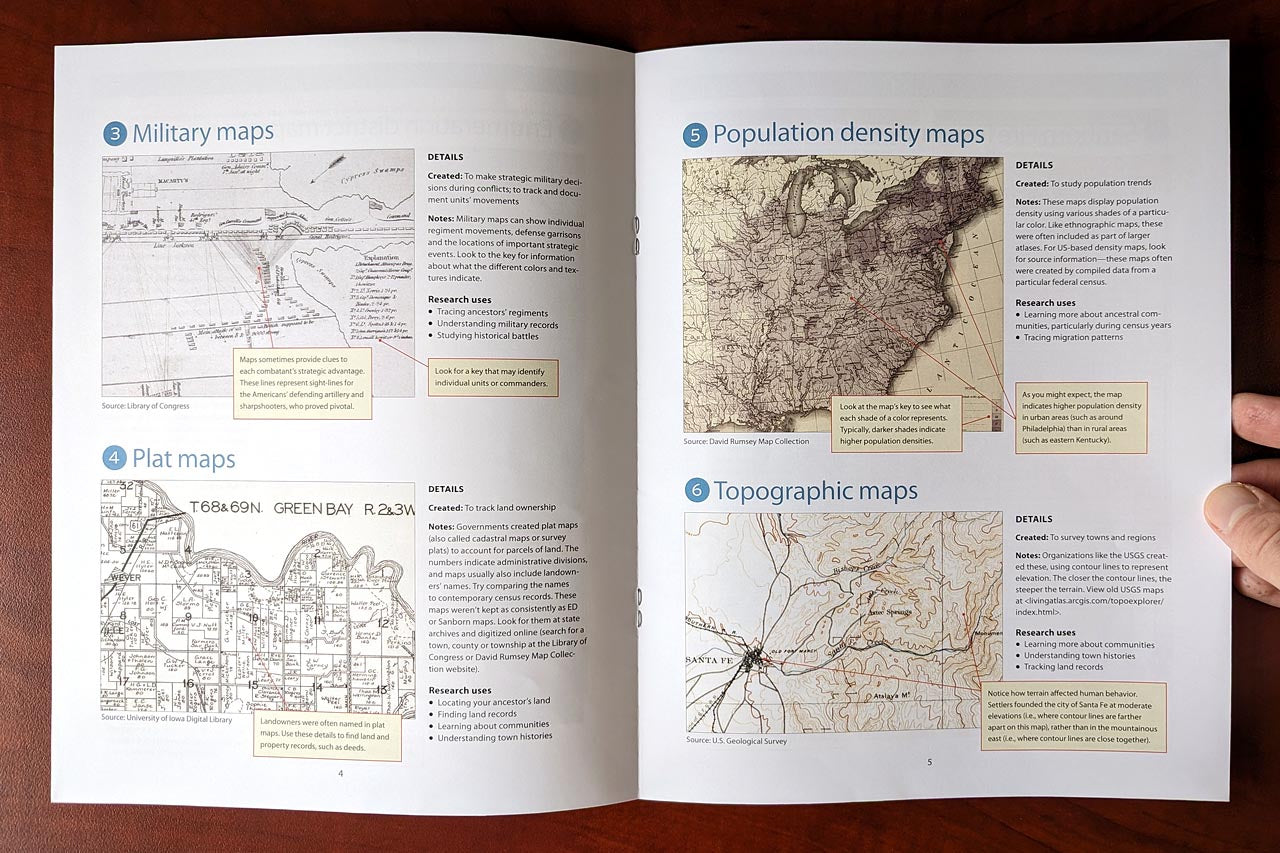 Historical Maps Cheat Sheet - Print Edition