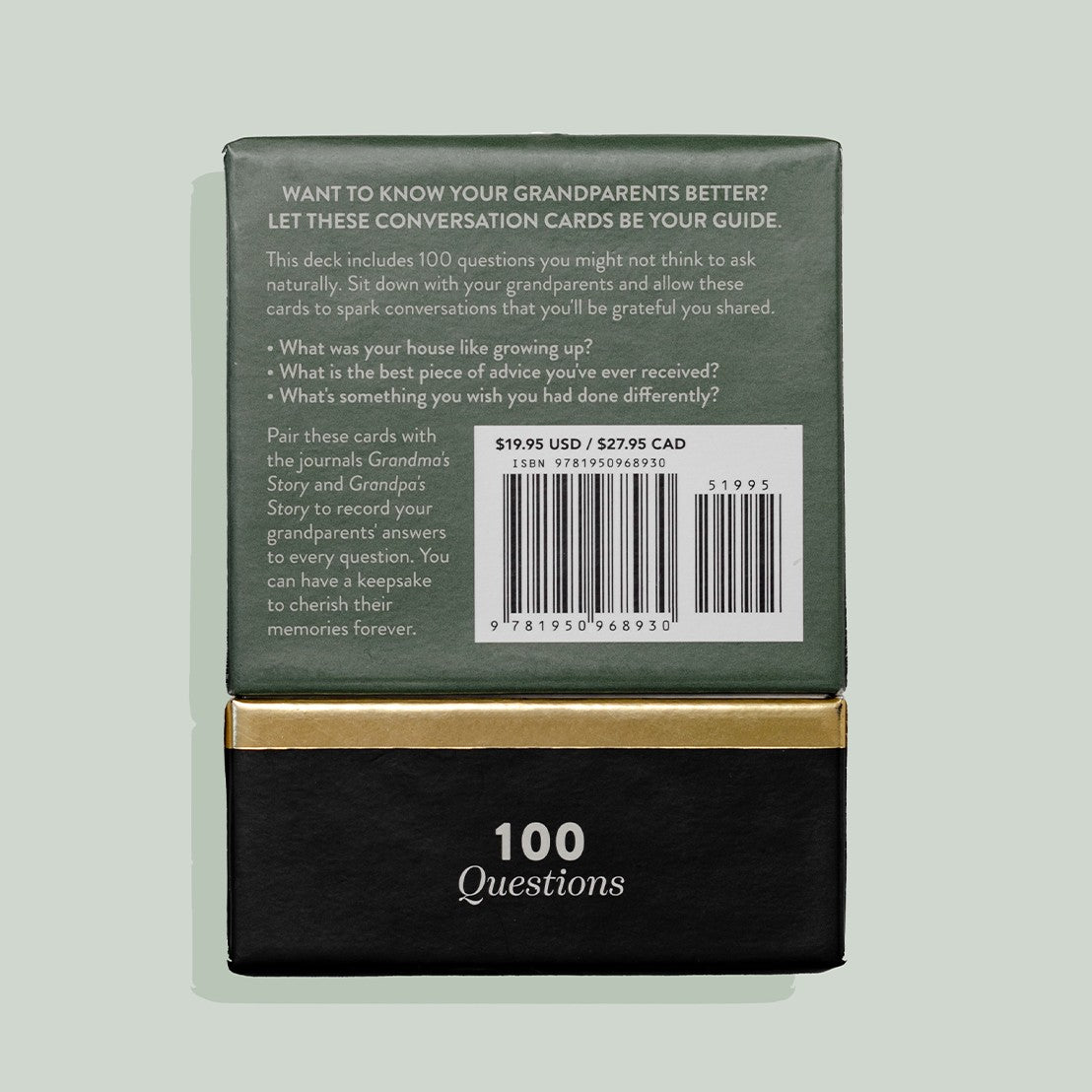 Meaningful Conversations with My Grandparents: 100 Interactive Conversation Cards for Families