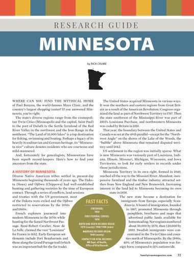 Minnesota Research Guide Digital Download
