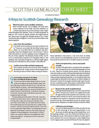 European Genealogy Cheat Sheets Collection
