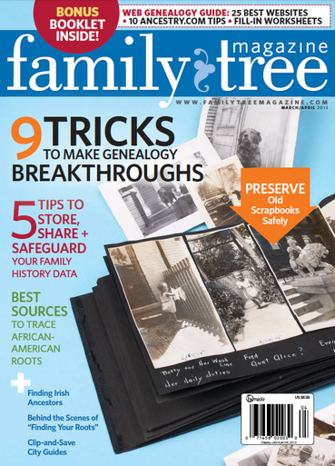 Family Tree Magazine March/April 2013 Download Digital Edition