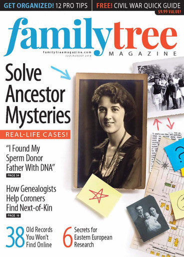 Family Tree Magazine July/August 2018 Digital Edition