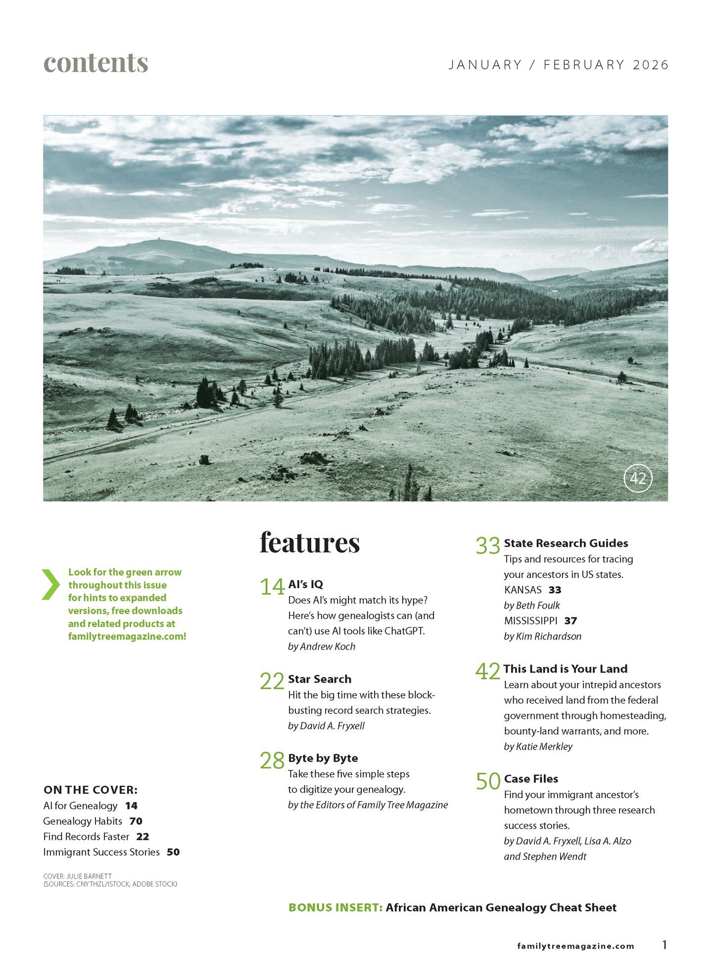 Family Tree Magazine January/February 2026 Digital Edition