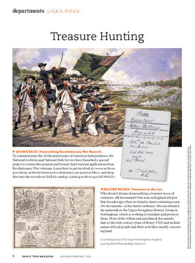 Family Tree Magazine January/February 2024 Digital Edition