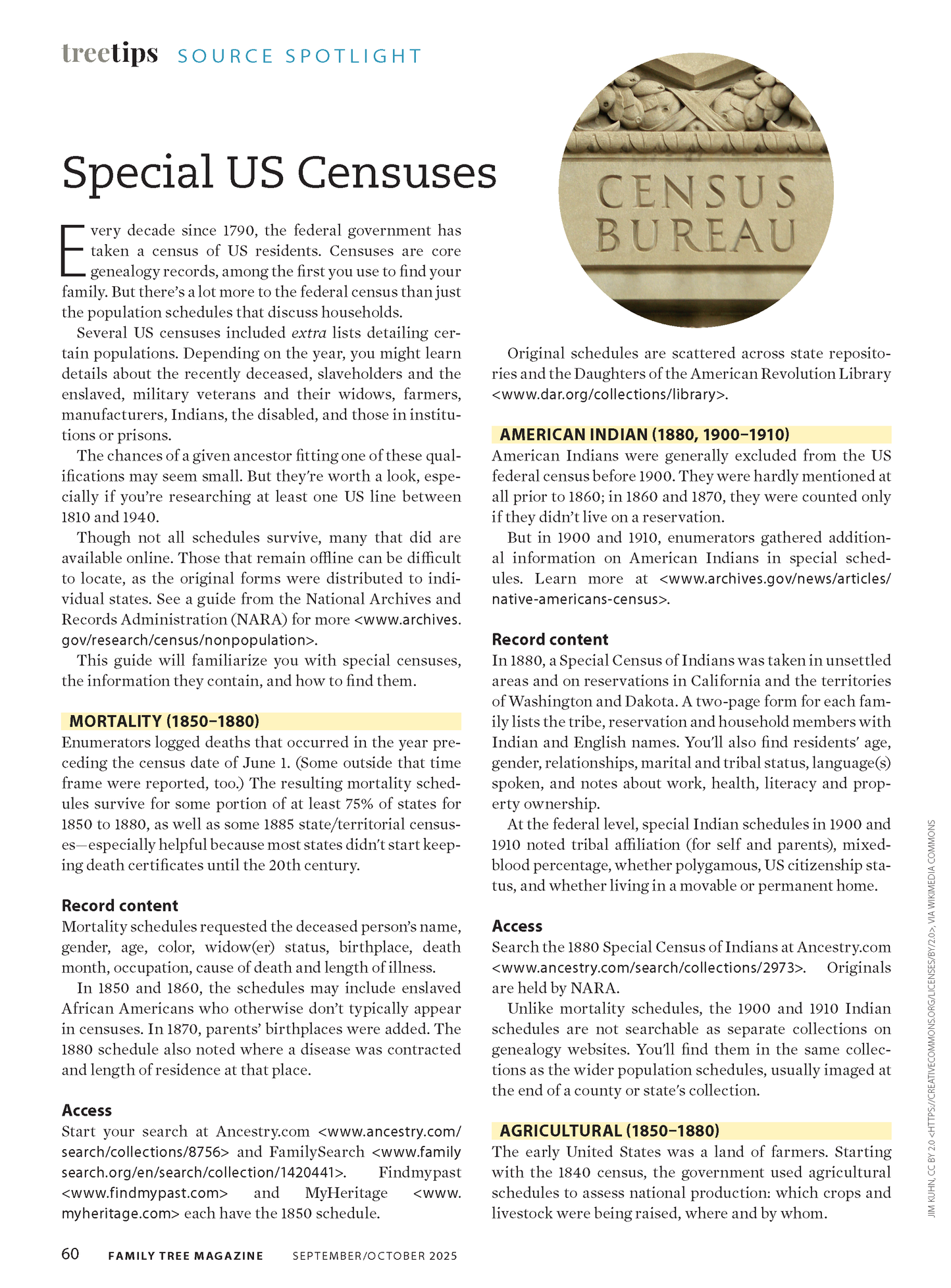 Family Tree Magazine September/October 2025 Digital Edition