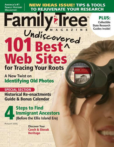 Family Tree Magazine August 2005 Digital Edition