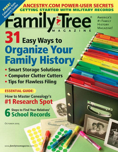 Family Tree Magazine October 2005 Digital Edition