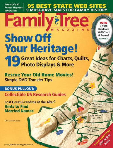 Family Tree Magazine December 2005 Digital Edition