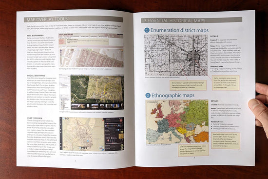 Handbridge Map Printable Historical Maps Cheat Sheet - Print Edition – Family Tree Magazine Store