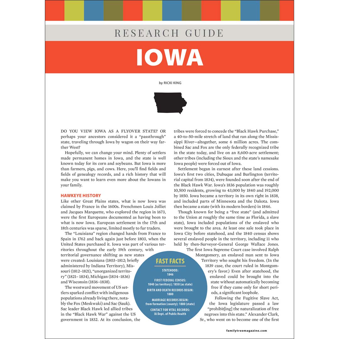 Iowa Research Guide Digital Download