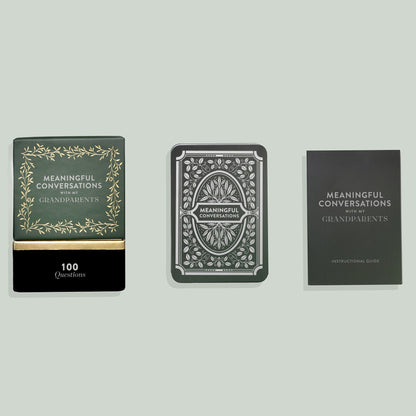 Meaningful Conversations with My Grandparents: 100 Interactive Conversation Cards for Families